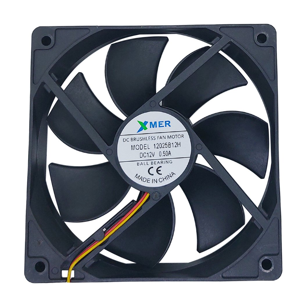 120X120X25mm FAN Rulmanlı 12 V 3 Kablolu