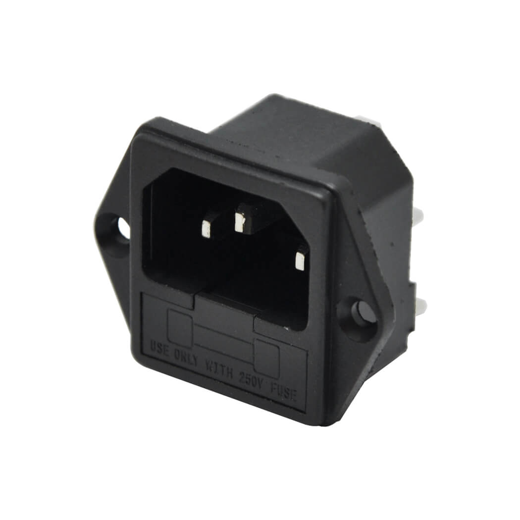 AF213 POWER SOKET ERKEK SİGORTA YUVALI KULAKLI