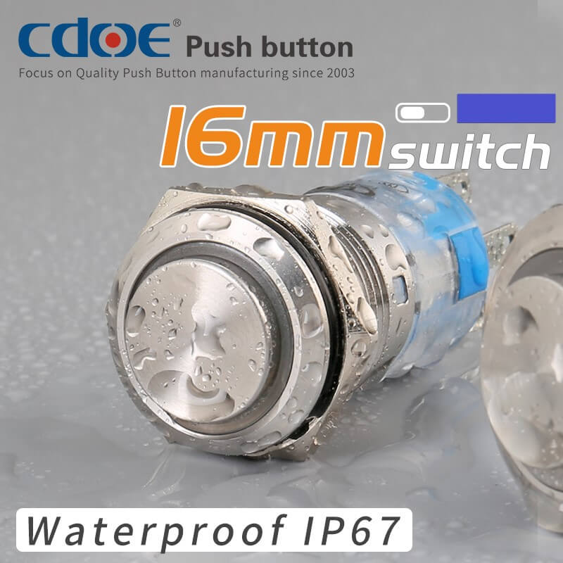 16MM METAL BUTON PASLANMAZ 1NO/1NC CD34-1S