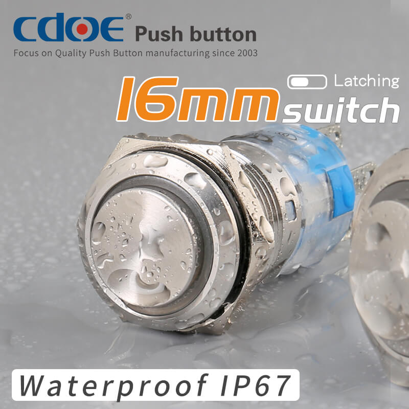 16MM METAL LEDLİ KALICI PASLANMAZ CD19S