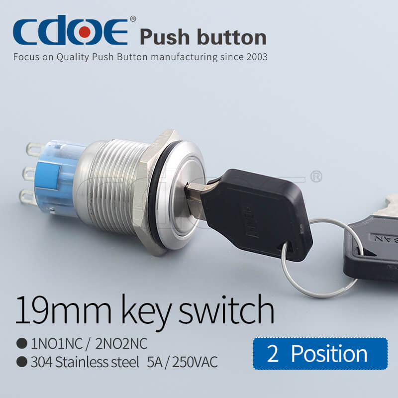 19MM METAL KEY BUTON OFF-ON CD95