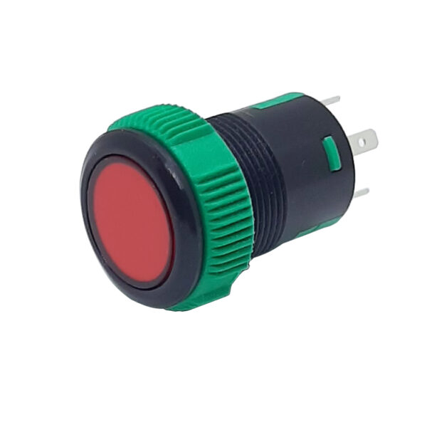 19MM PLASTİK LEDLİ KALICI BUTON 12V 20A