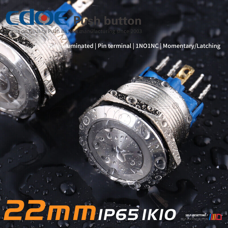 22MM METAL LEDLİ KALICI PASLANMAZ CD72S