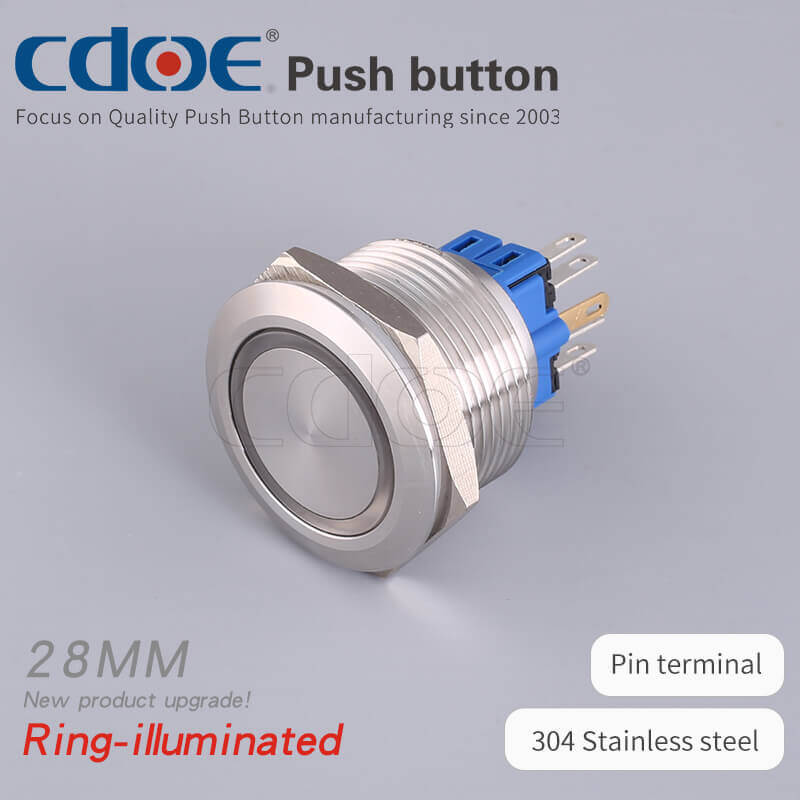 28MM METAL BUTON PASLANMAZ CDGQ28-11R