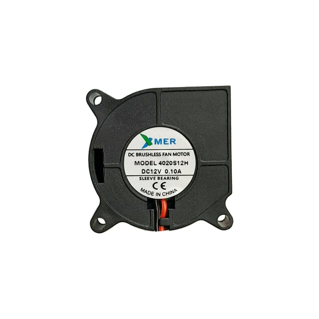 40x40x20mm 12V 2 Kablo Salyangoz Fan