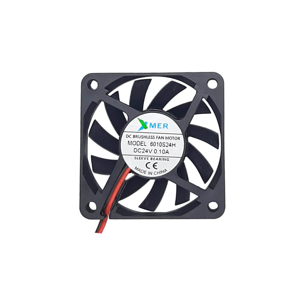 60X60X10mm Fan 24V 2 Kablolu