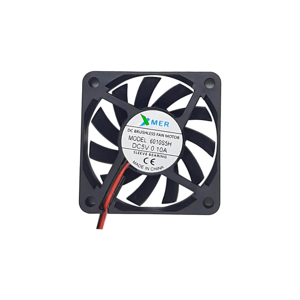 60X60X10mm Fan 5V 2 Kablolu