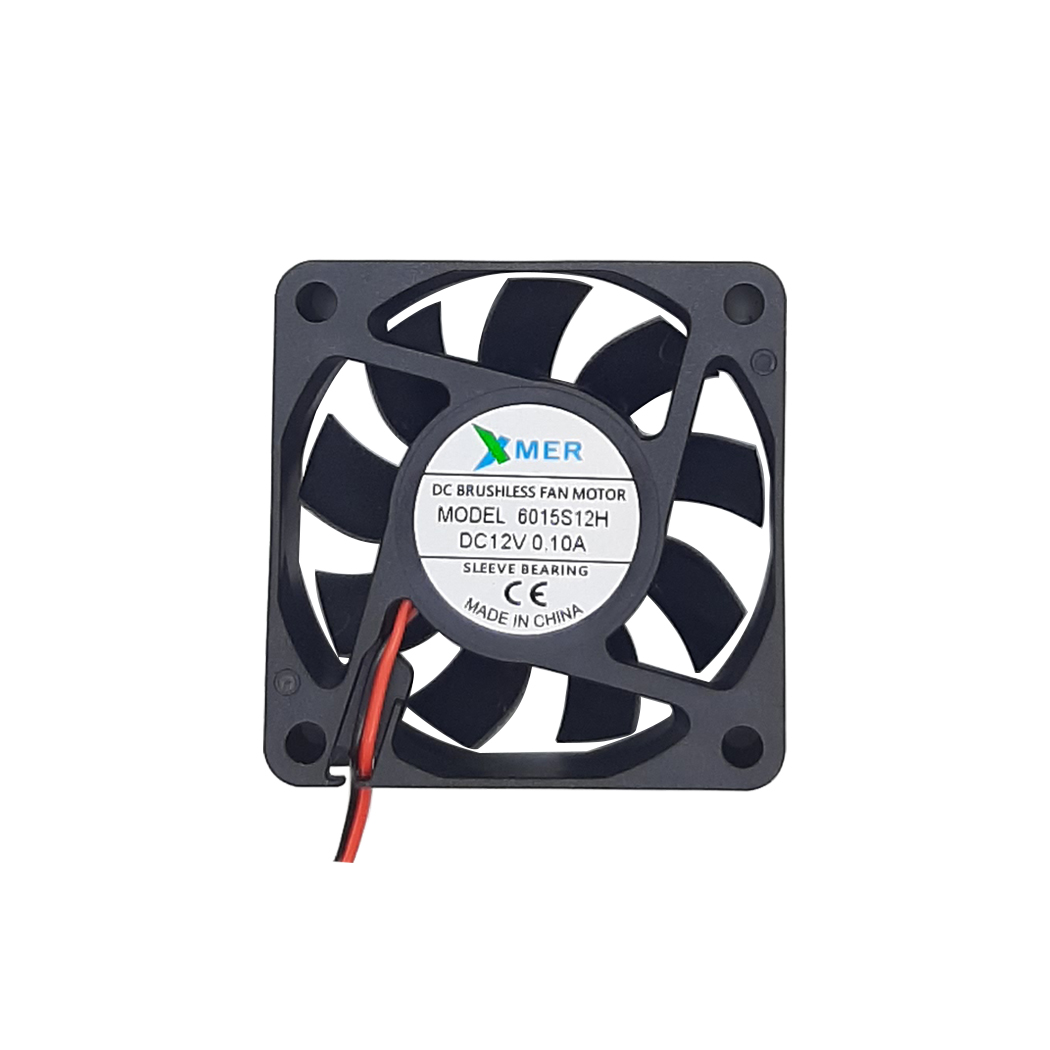 60X60X15mm Fan 12V 2 Kablolu