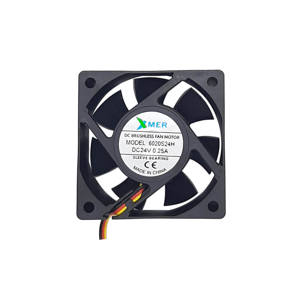 60X60X20mm Fan 24V 3 Kablolu