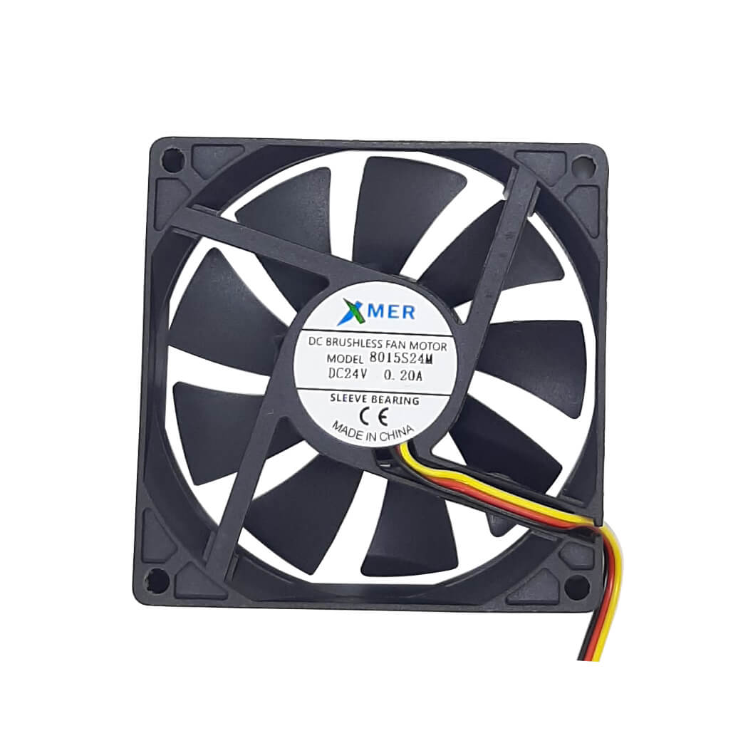 80X80X15mm Fan 24V 3 Kablolu