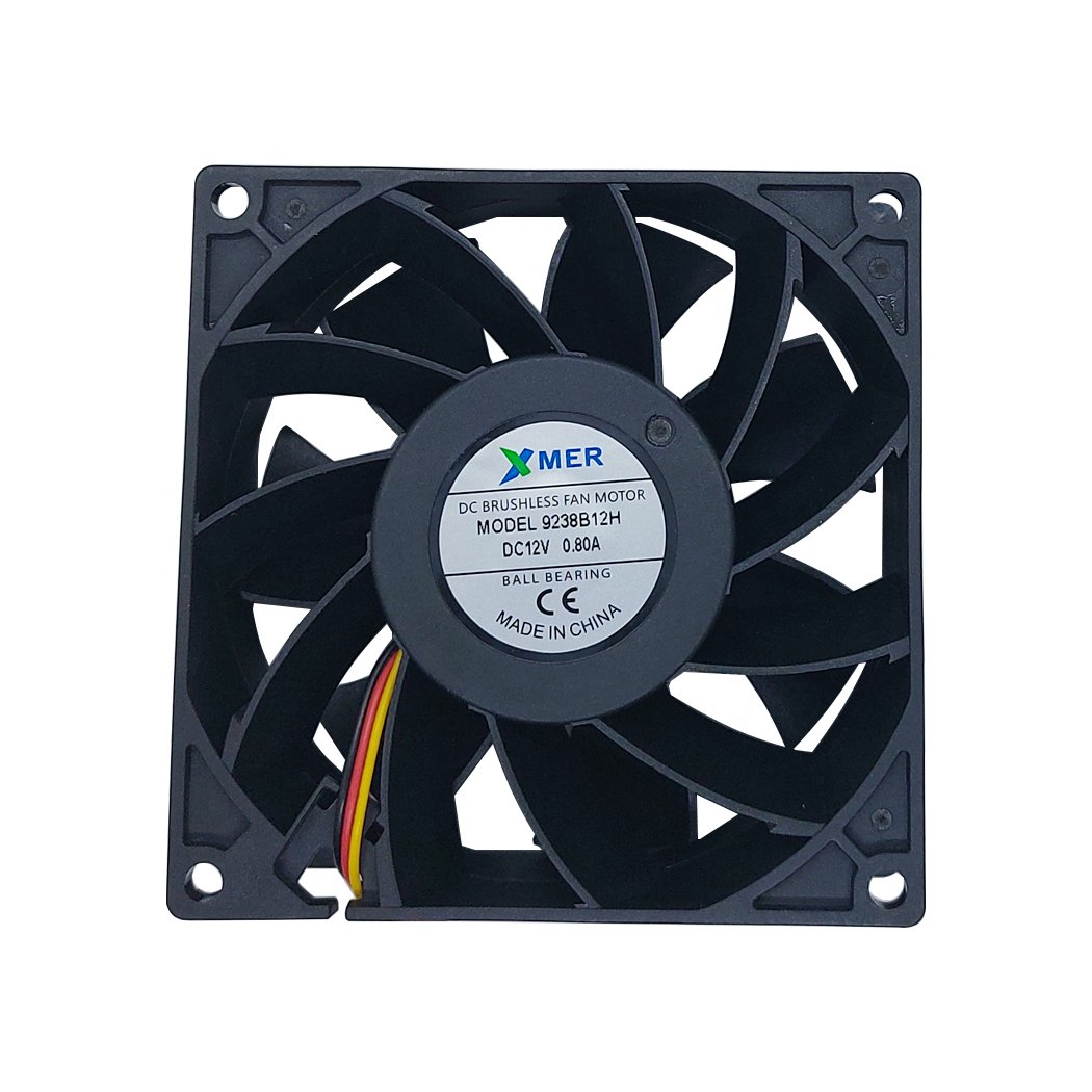 92X92X38mm 12V 3 Kablolu Rulmanlı FAN