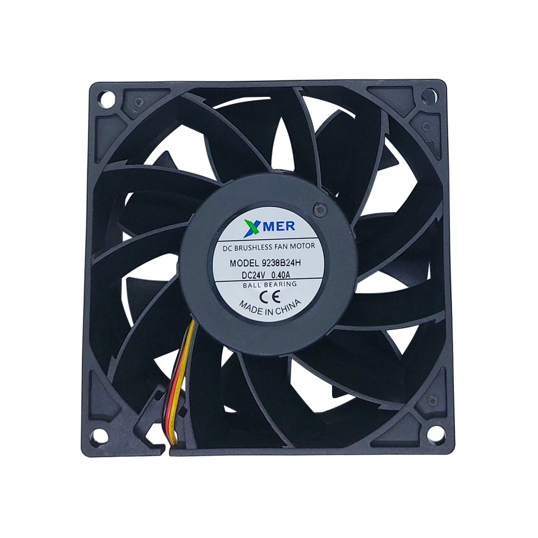 92X92X38mm 24V 3 Kablolu Rulmanlı FAN