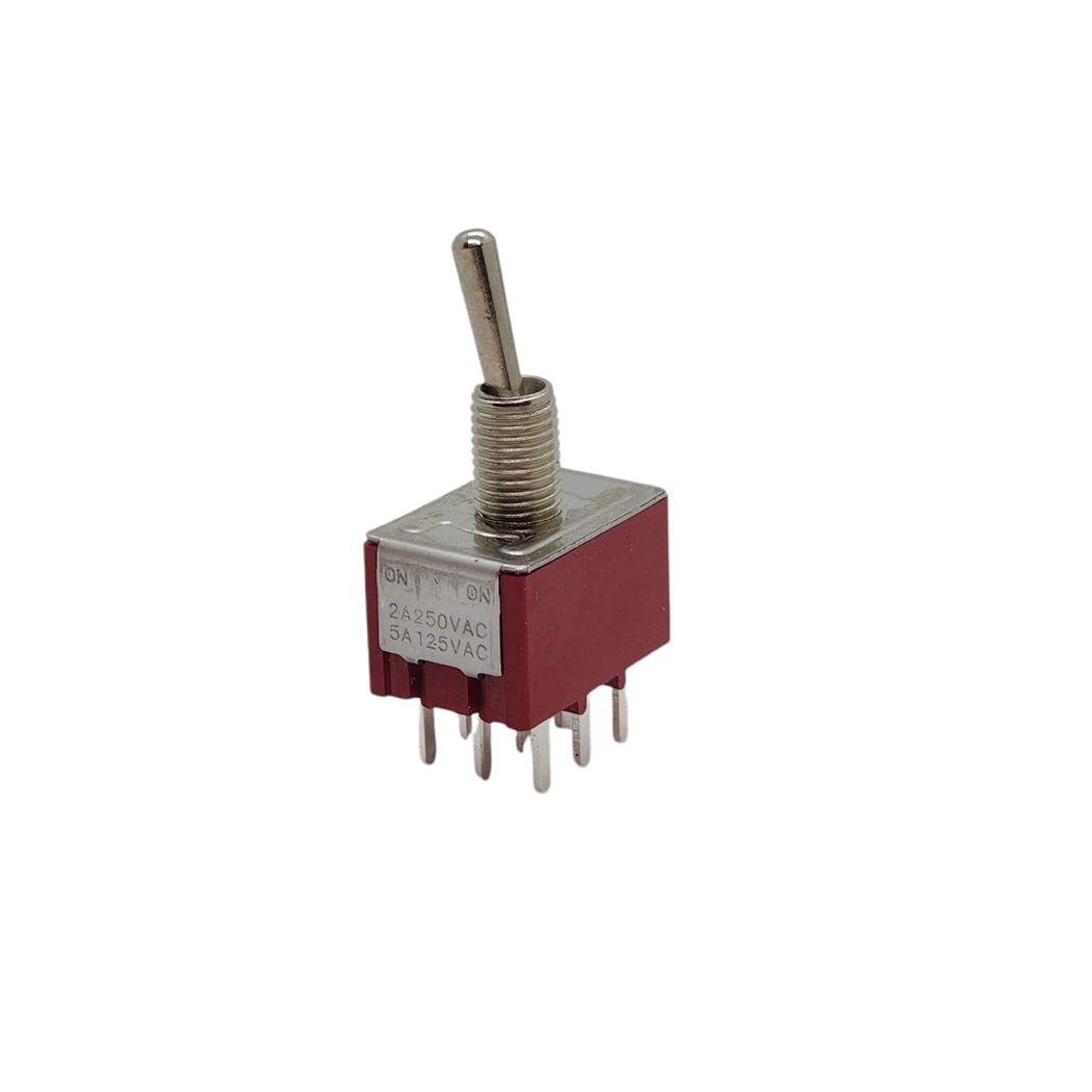 AF148B TOGGLE SWITCH 9P ON-OFF-ON PCB MTS-303 PCB PİN