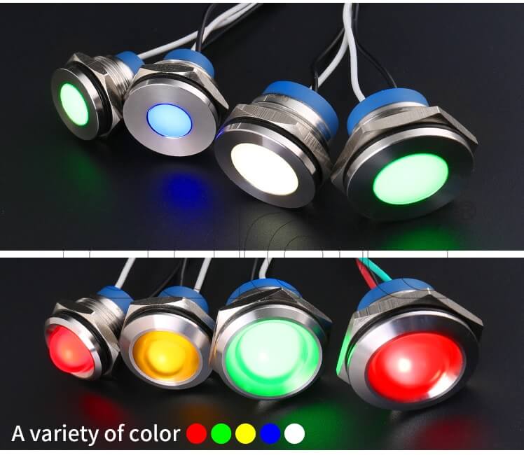 16 MM METAL KABLOLU SİNYAL 24V - Afem Elektronik