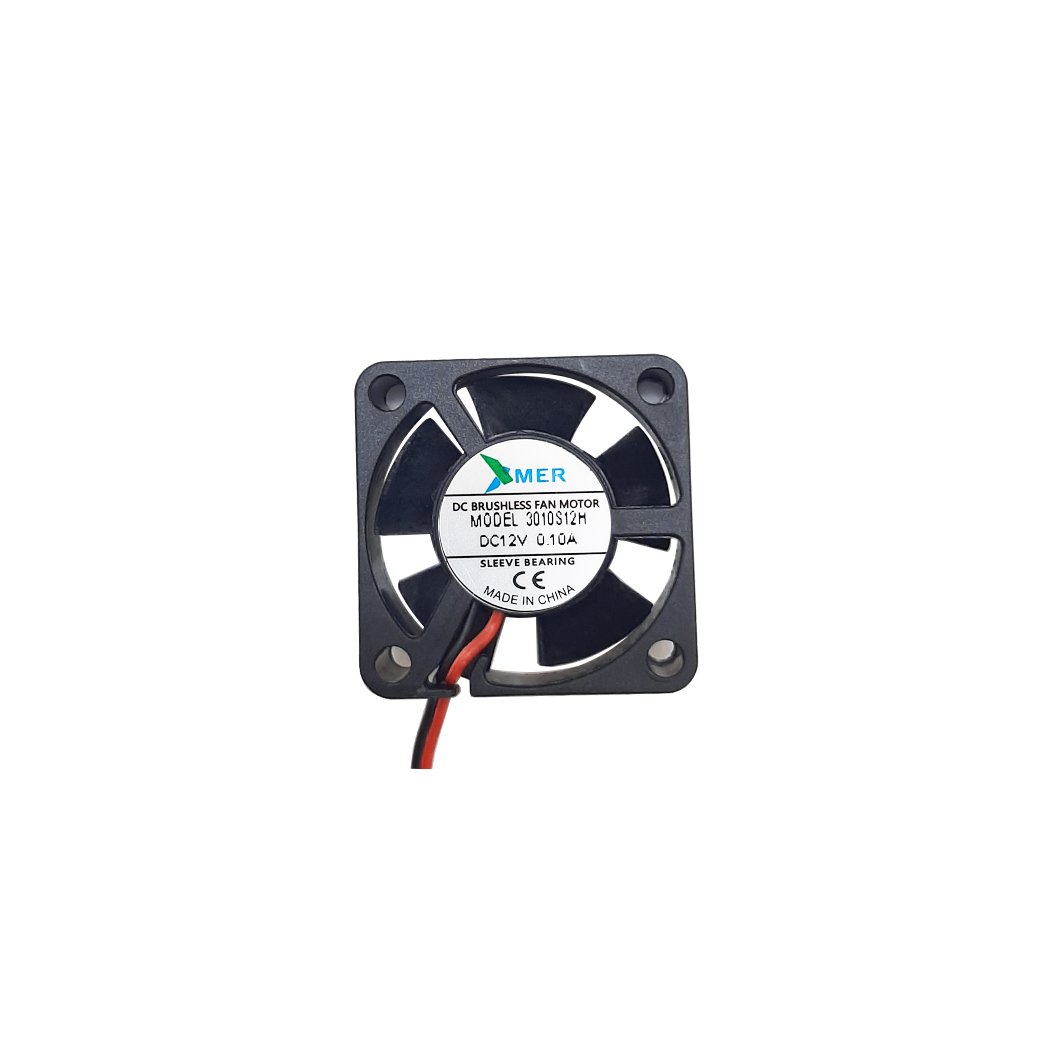 30X30X10mm Fan 12V 2 Kablolu