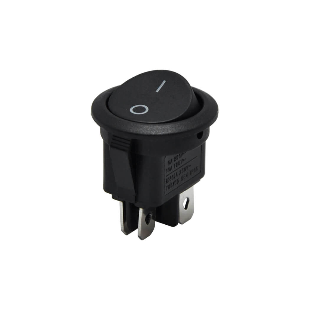 AF133-4 YUVARLAK ANAHTAR SİYAH ON-OFF 4P KALICILI