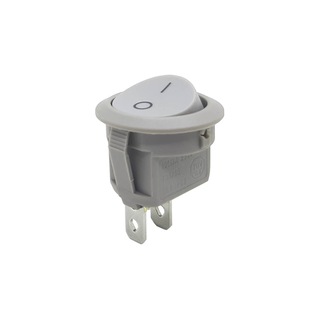 AF133B YUVARLAK ANAHTAR GRİ ON-OFF 2P