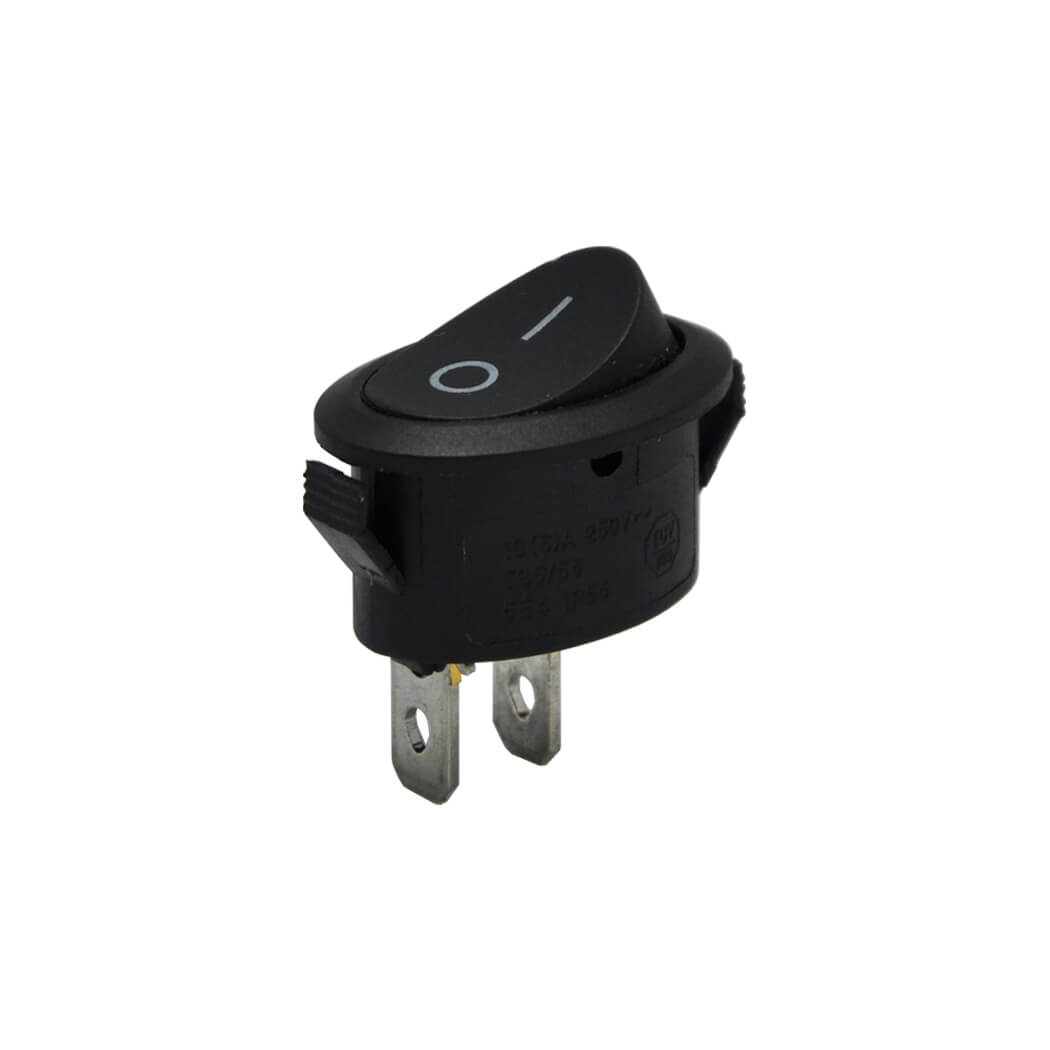 AF134C OVAL IŞIKSIZ ANAHTAR SİYAH